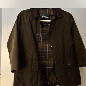 Barbour children Dark Brown Field Jacket